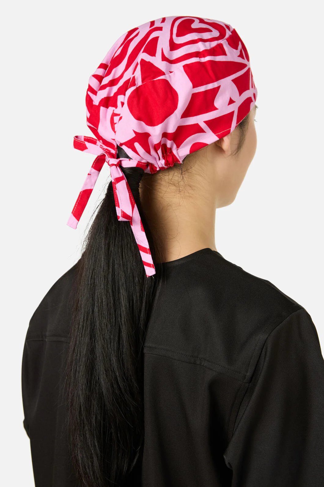 Queen Of Hearts Scrub Hat - Image 2