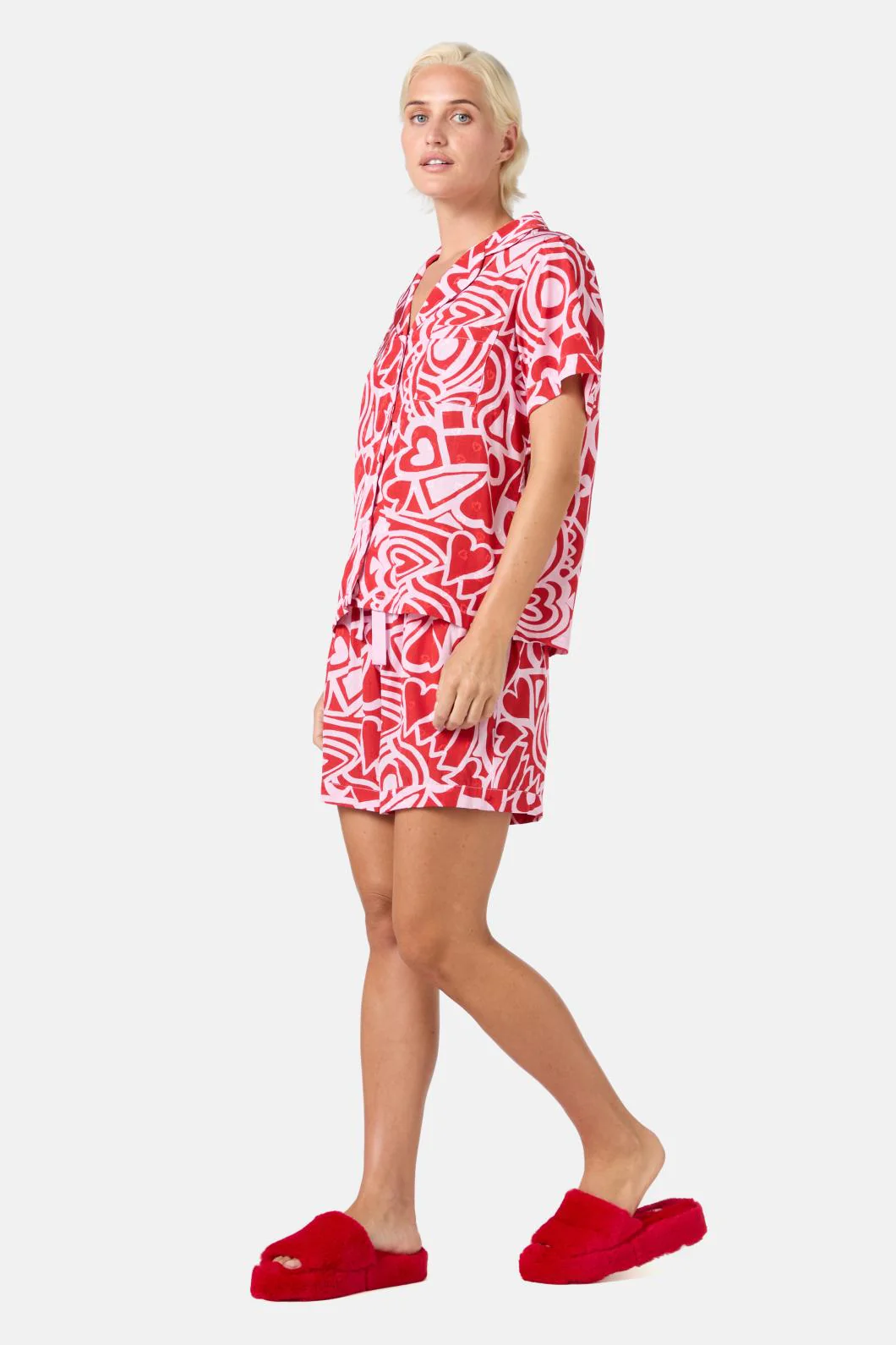 Queen Of Hearts Short PJ Set - Image 5