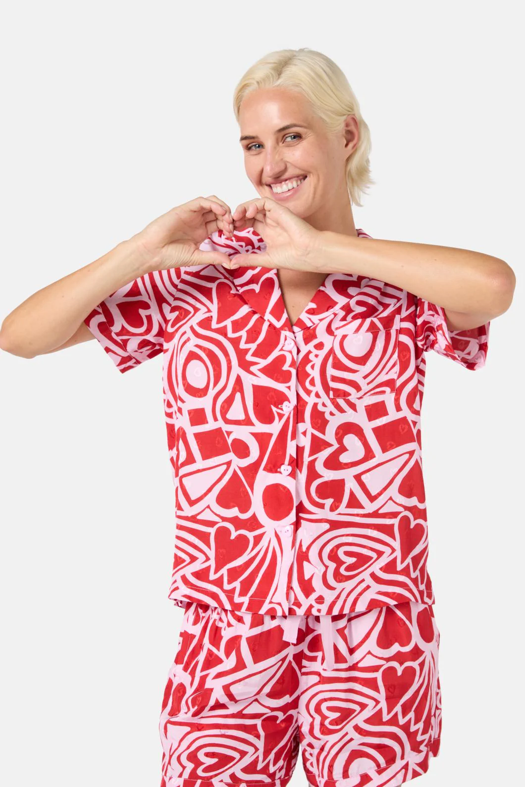 Queen Of Hearts Short PJ Set - Image 7