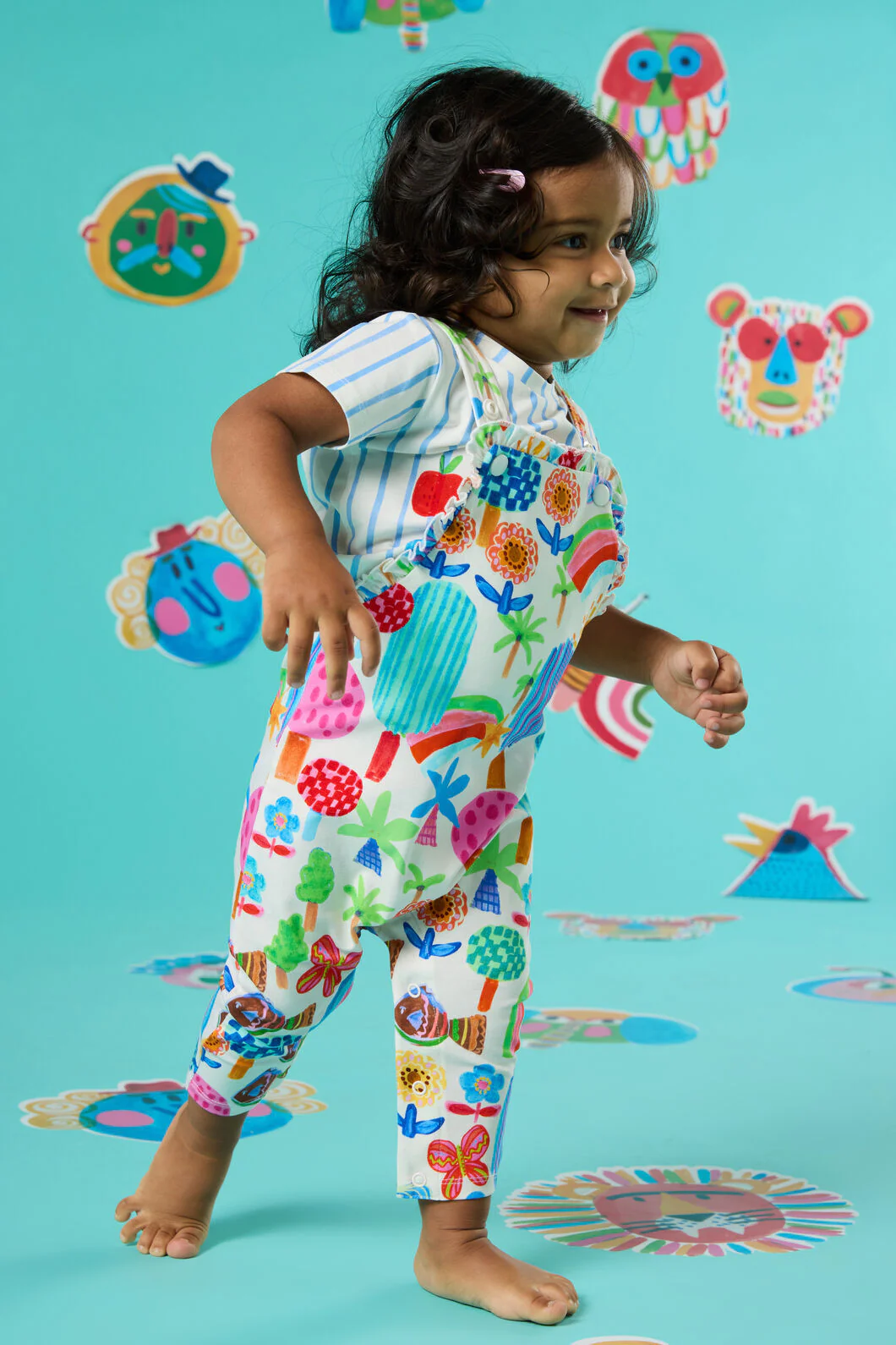 Rain Forest Baby Overall - Image 2