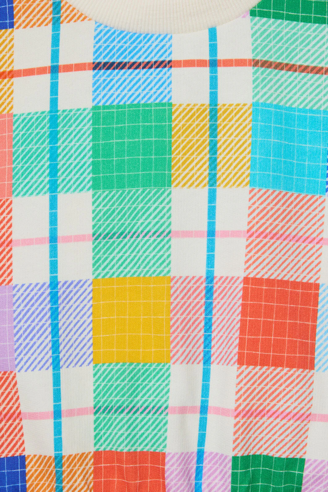 Rainbow Check Baby Sweater - Image 4