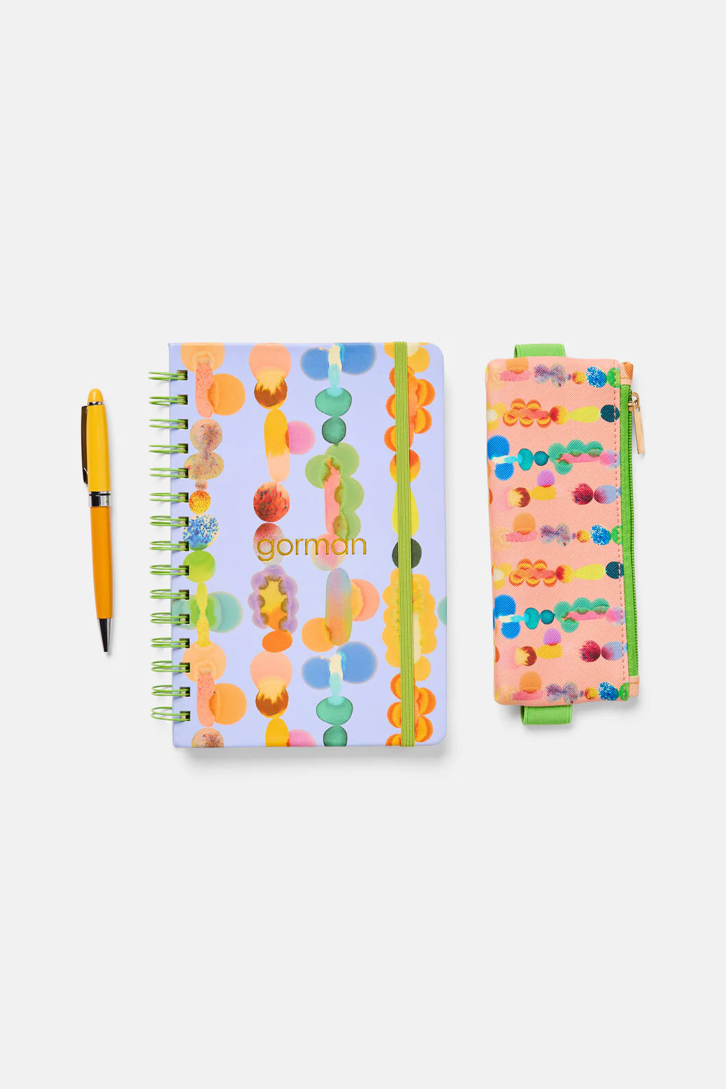Rainbow Drops Book Pen Case Set