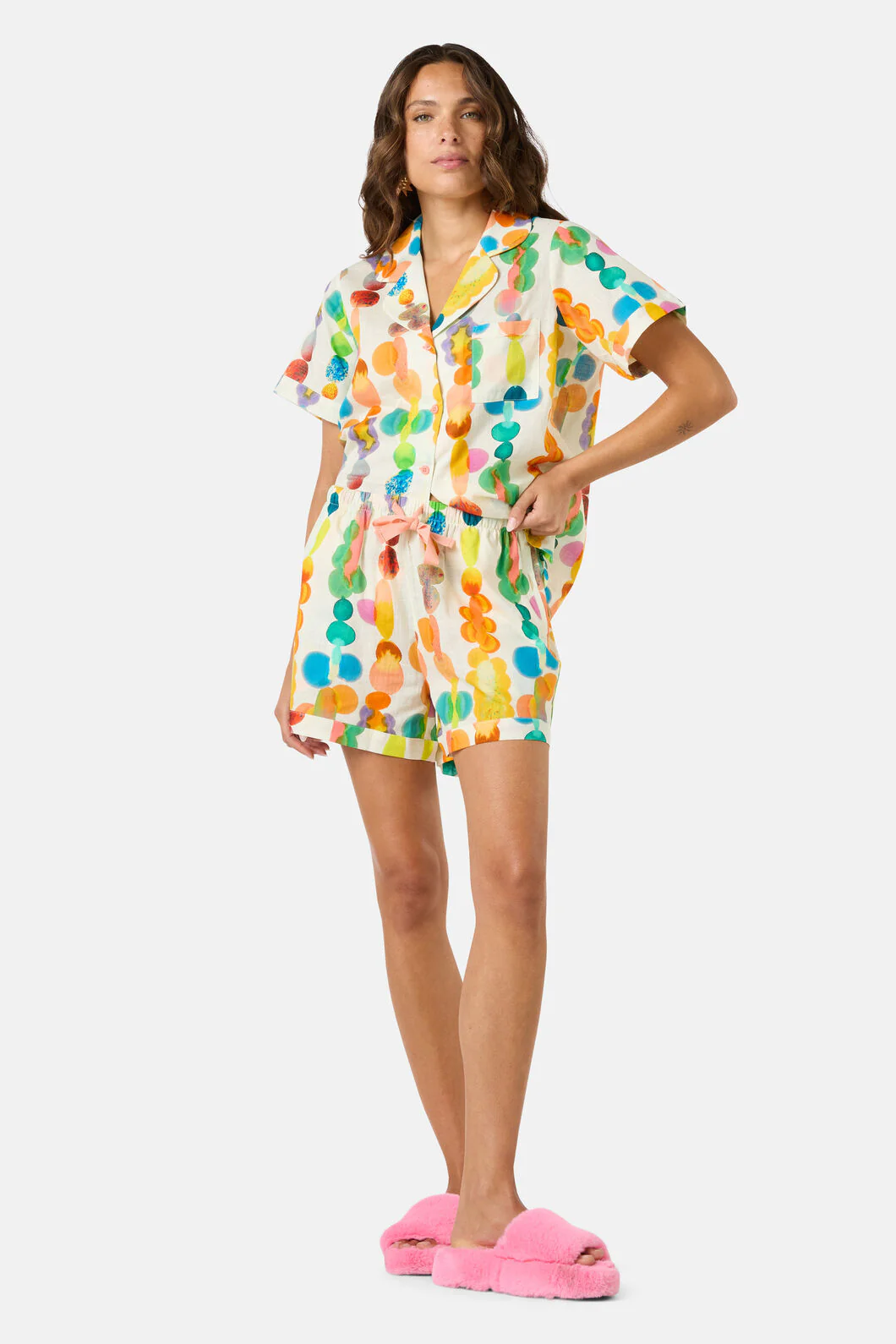 Rainbow Drops Pj Shorts Set - Image 11