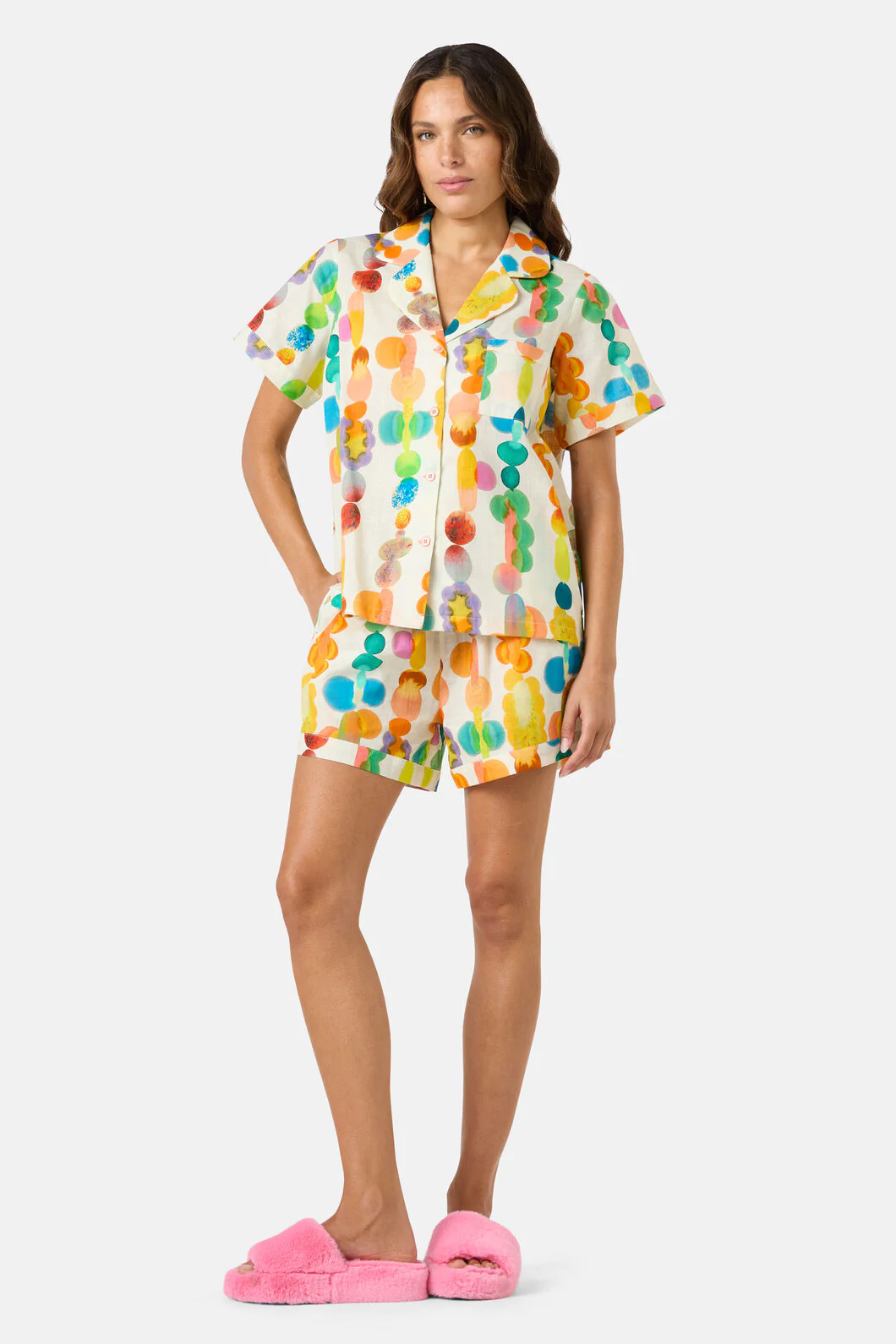 Rainbow Drops Pj Shorts Set - Image 4