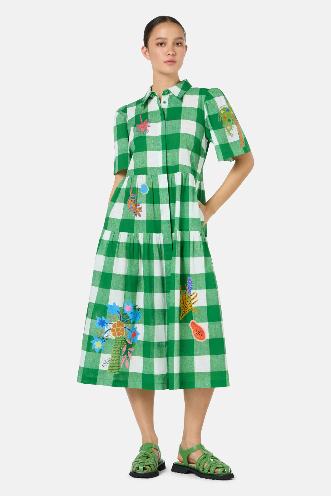 Rainforest Diaries Check Dress