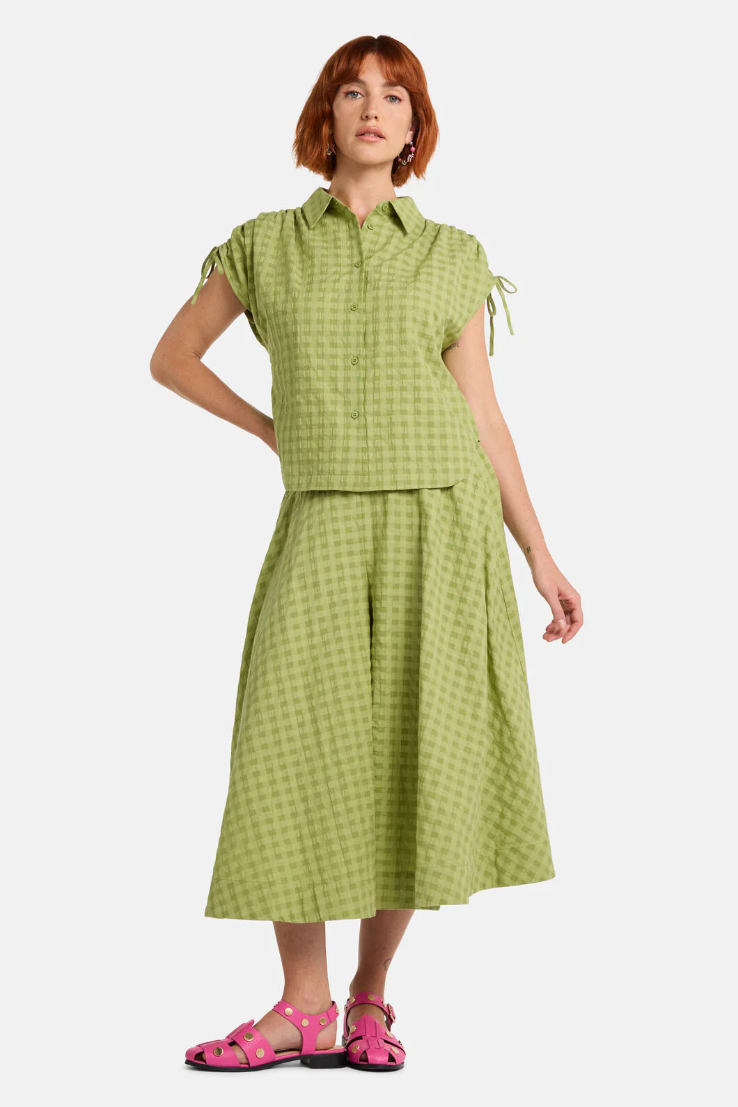 Ready Check Cotton Shirt - Image 3