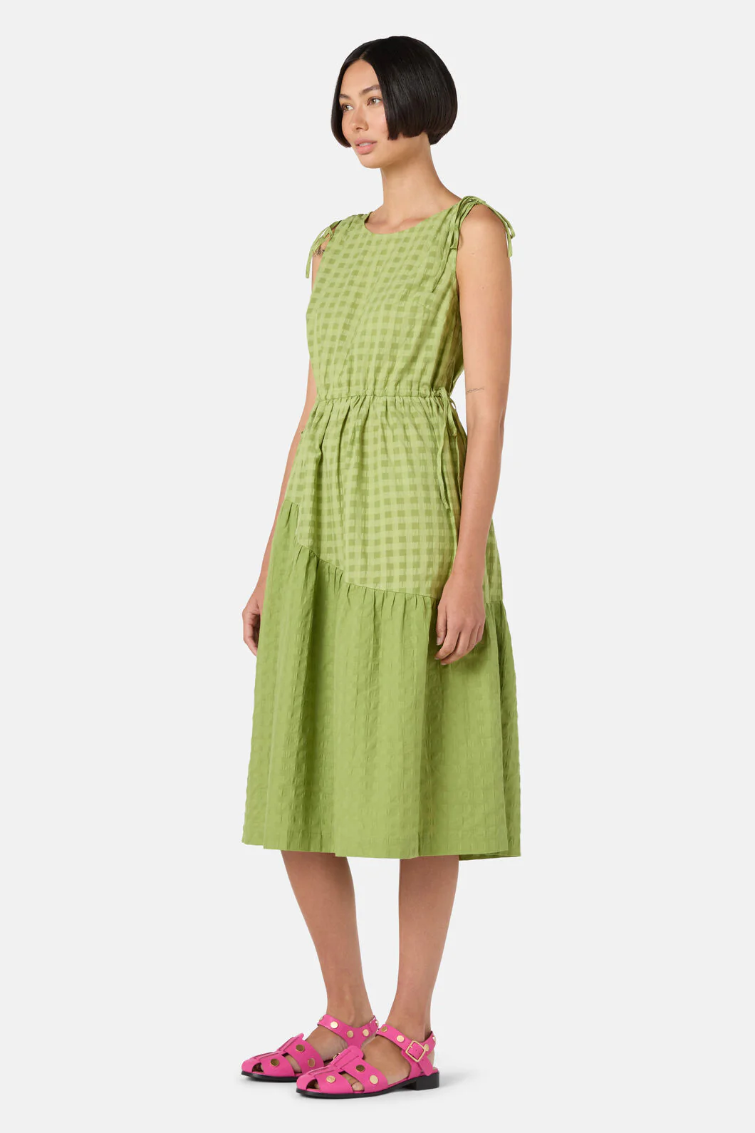 Ready Check Tiered Dress - Image 2