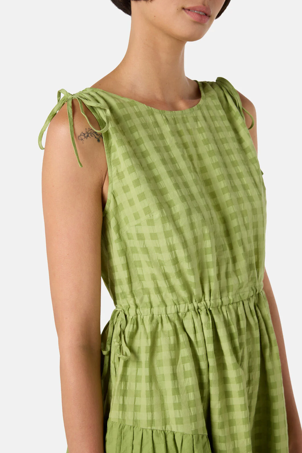 Ready Check Tiered Dress - Image 7
