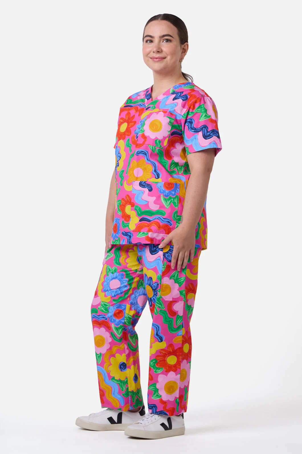 Ribbon Floral Scrub Set - Image 2