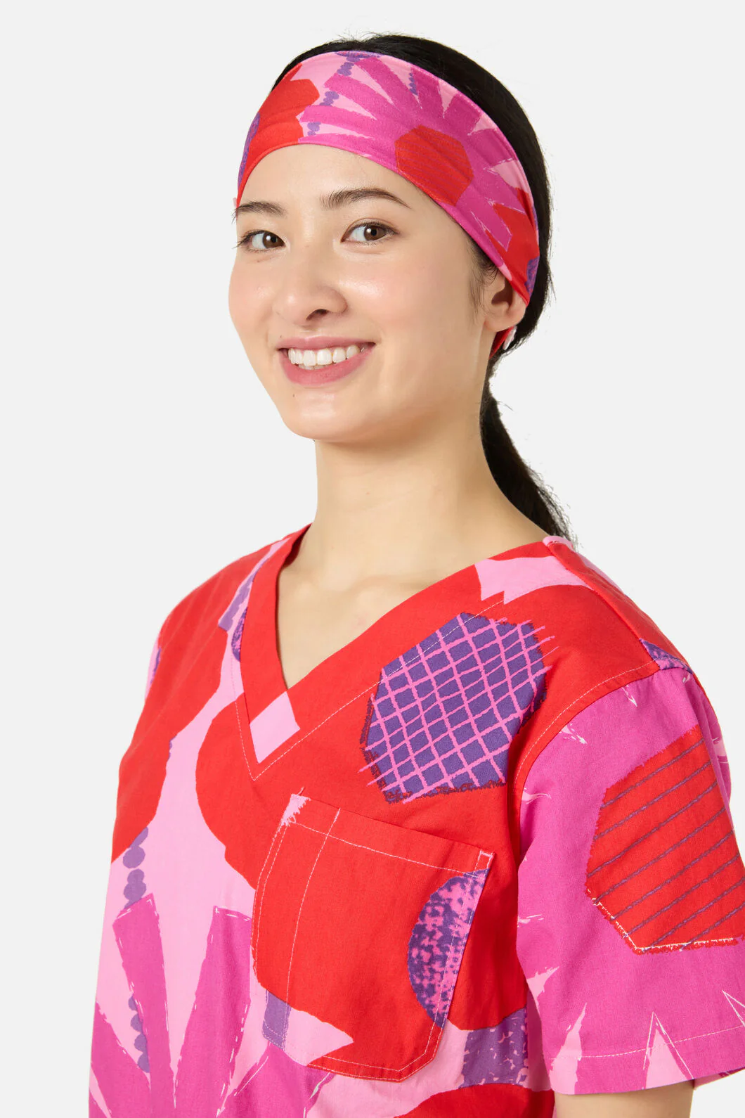 Riso Floral Scrub Headband