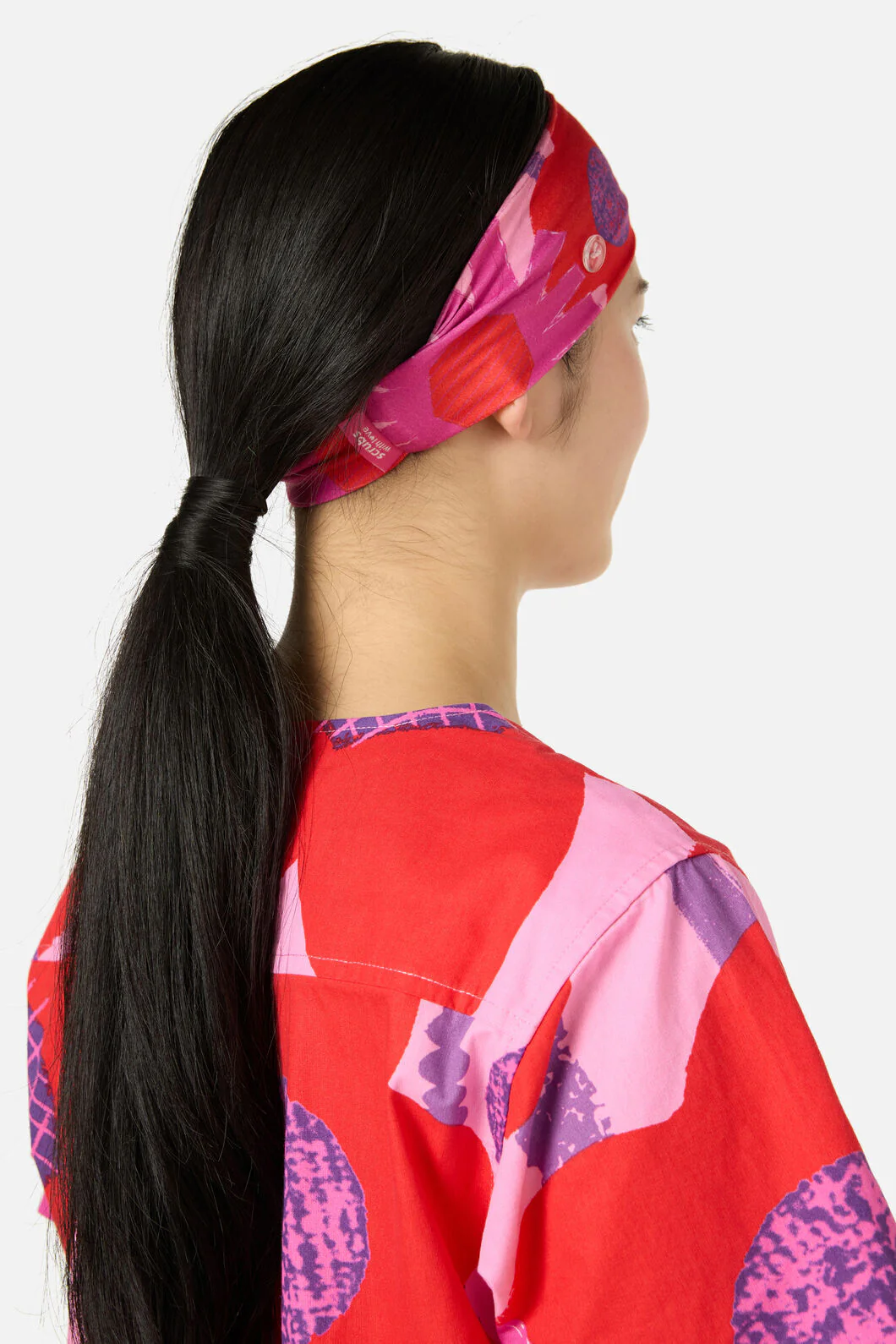 Riso Floral Scrub Headband - Image 2