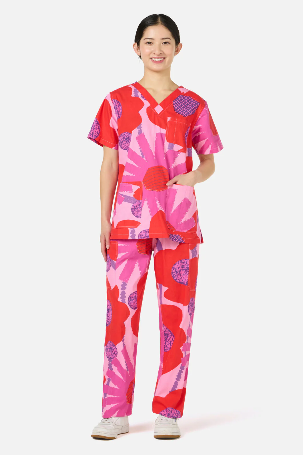 Riso Floral Scrub Set
