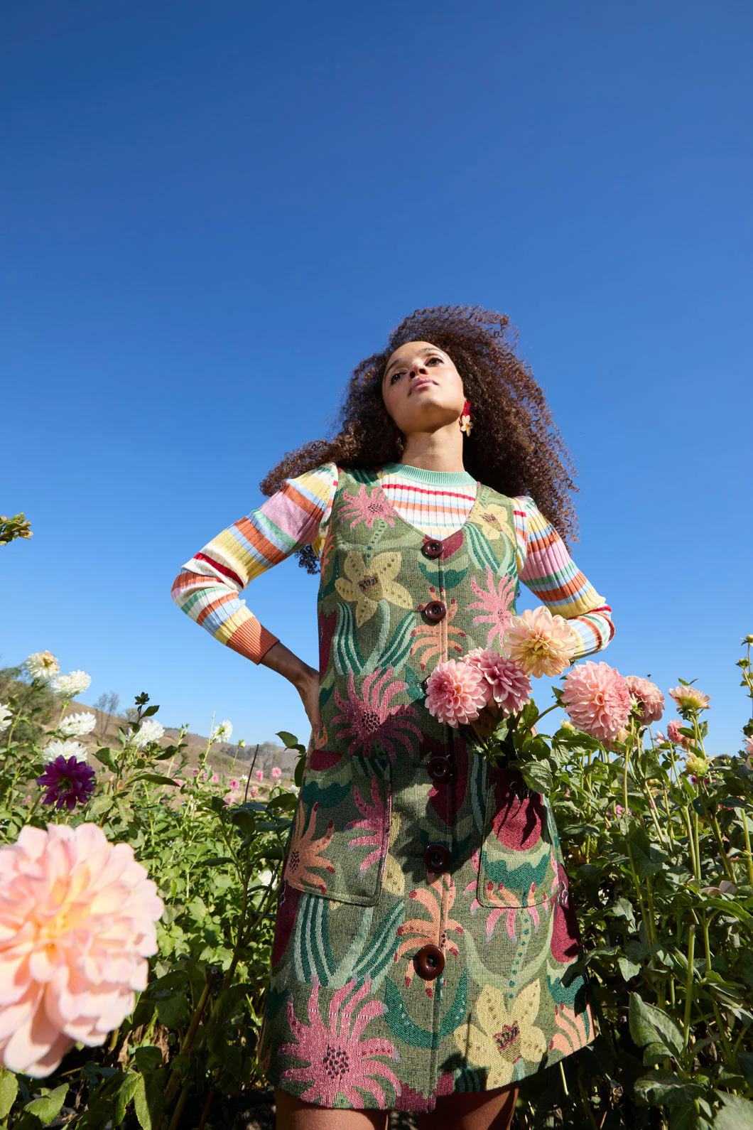 Rosie's Posies Pinafore - Image 3