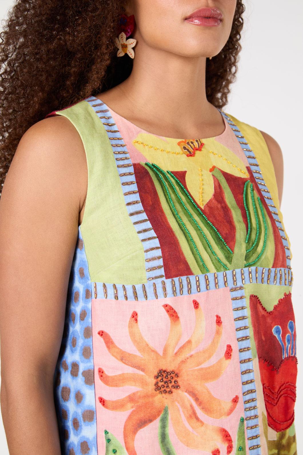 Rosie's Posies Shift Dress - Image 8