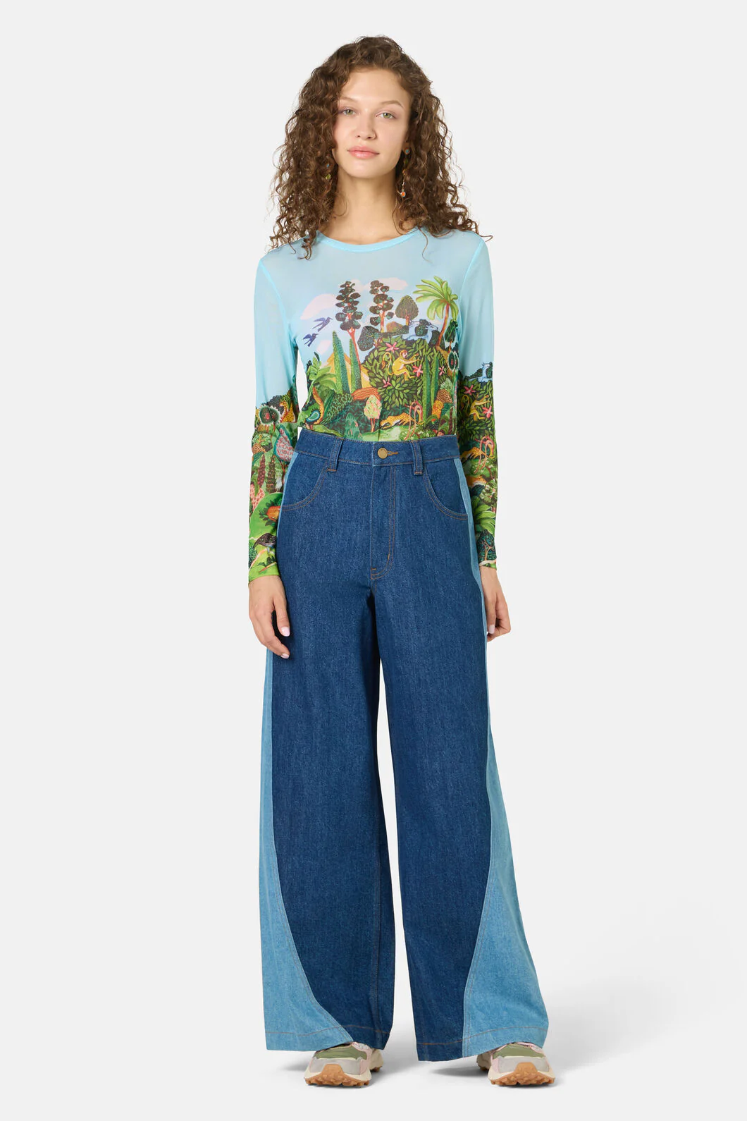 Royal Garden Mesh Top - Image 3