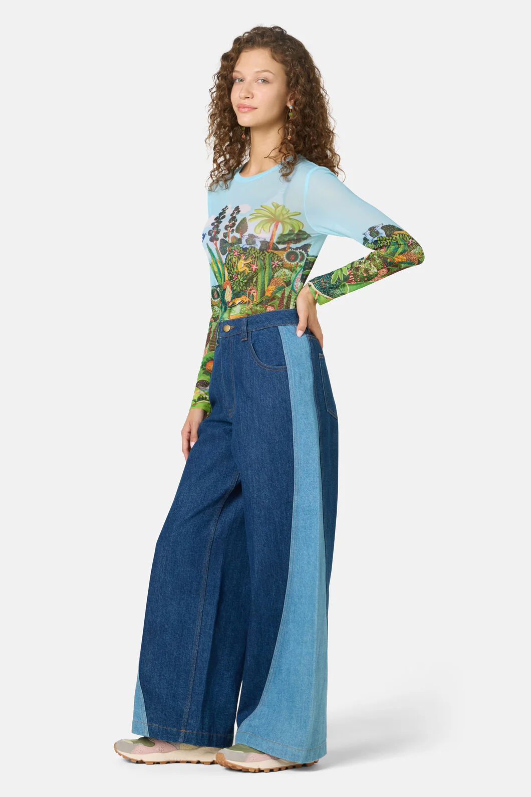 Royal Garden Mesh Top - Image 4