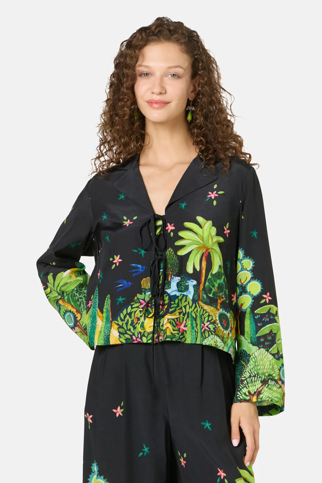 Royal Garden Tie Shirt