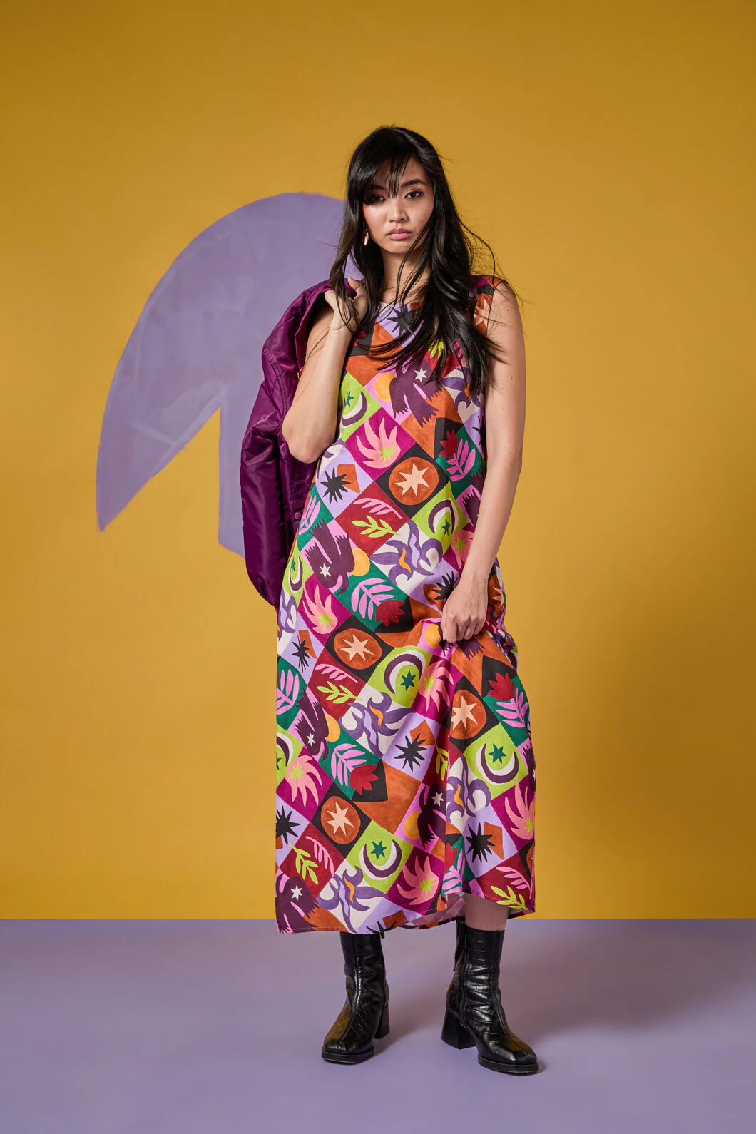 Rubix Rodeo Midi Dress - Image 2