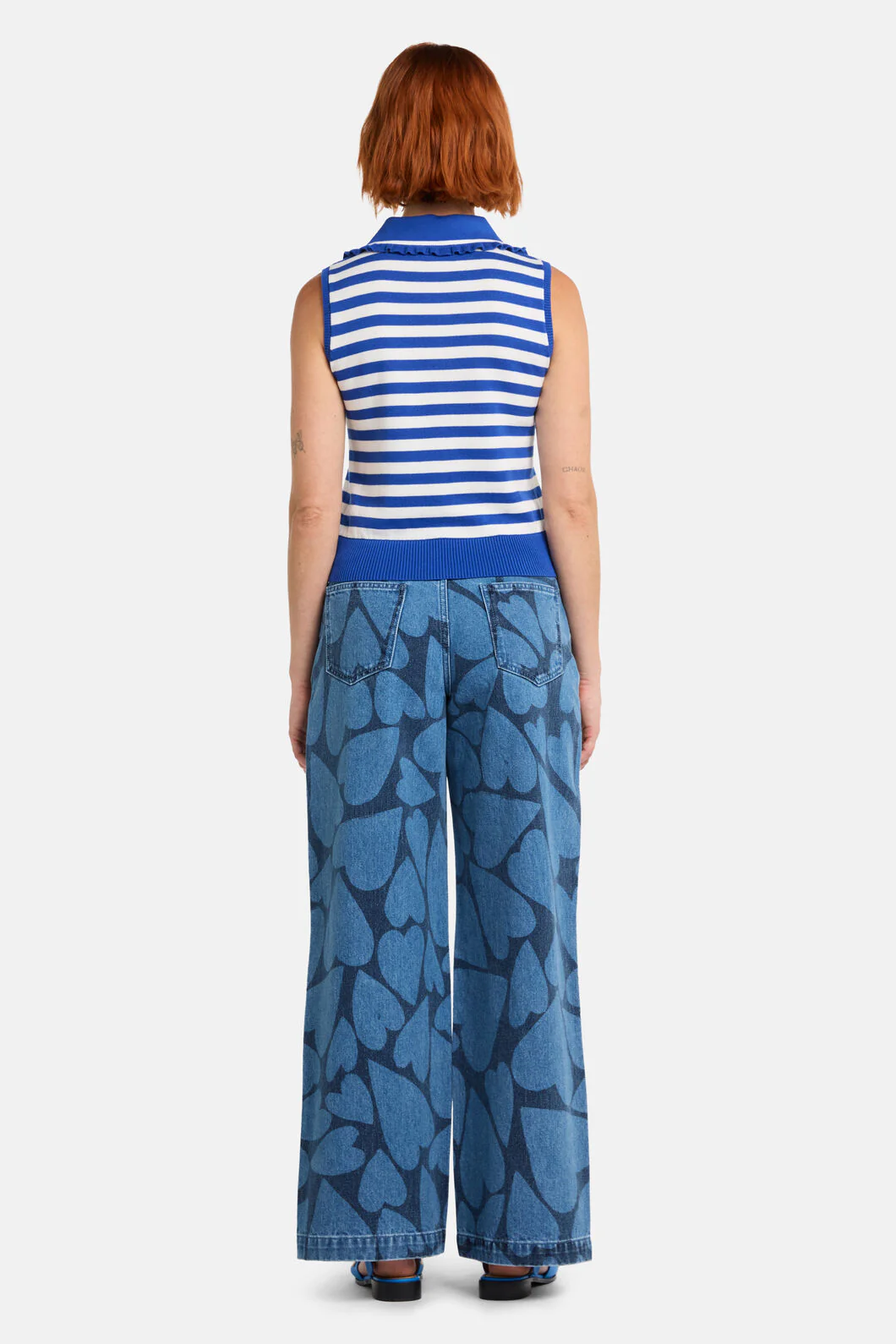 Sailor Collar Knit Top - Image 4