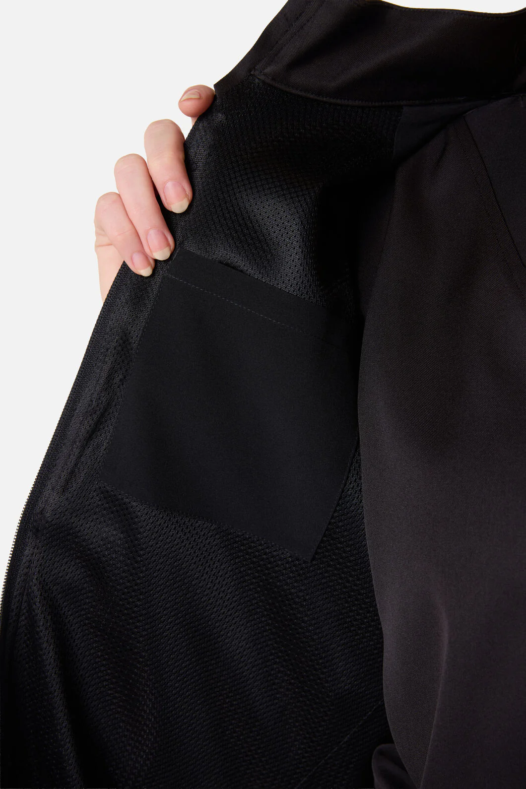 Scrub Womens Black Zip Up Jacket - Image 6