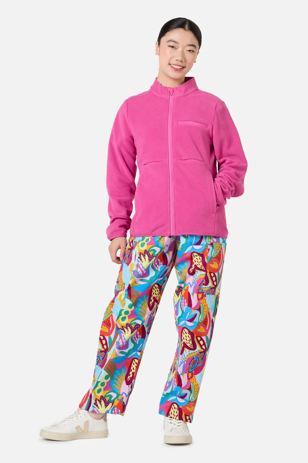 Scrubs Pink Micro Polar Fleece Jacket - Image 4