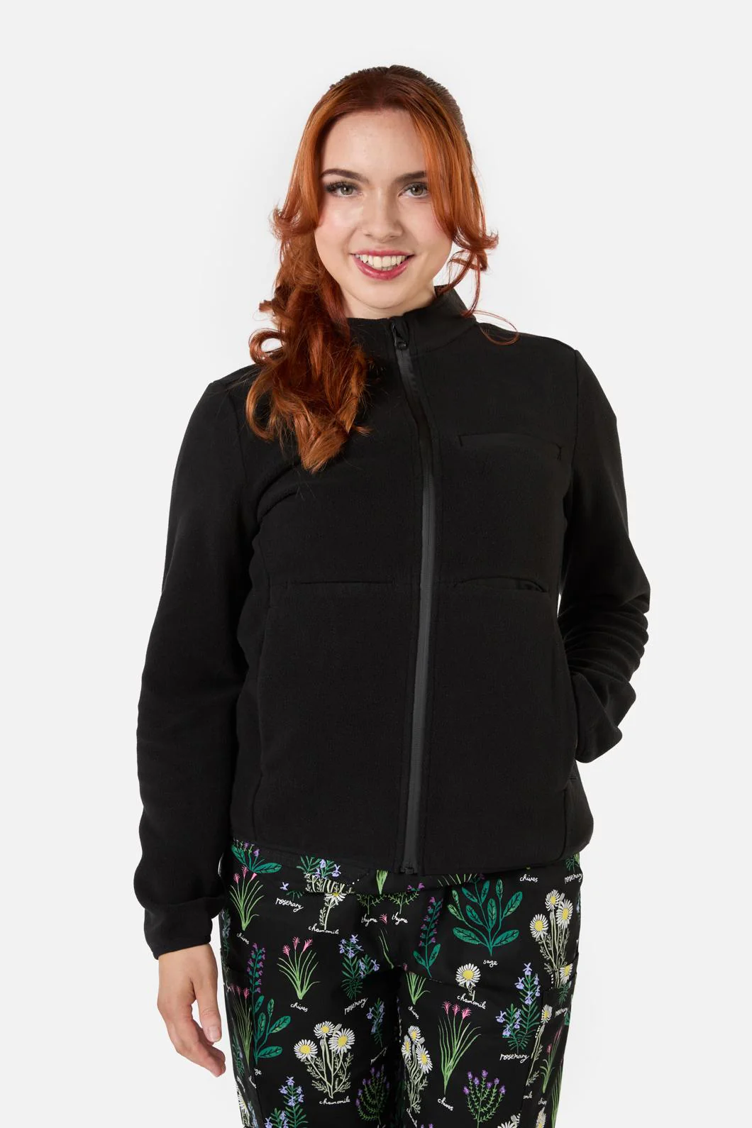 Scrubs Black Micro Polar Fleece Jacket - Image 3