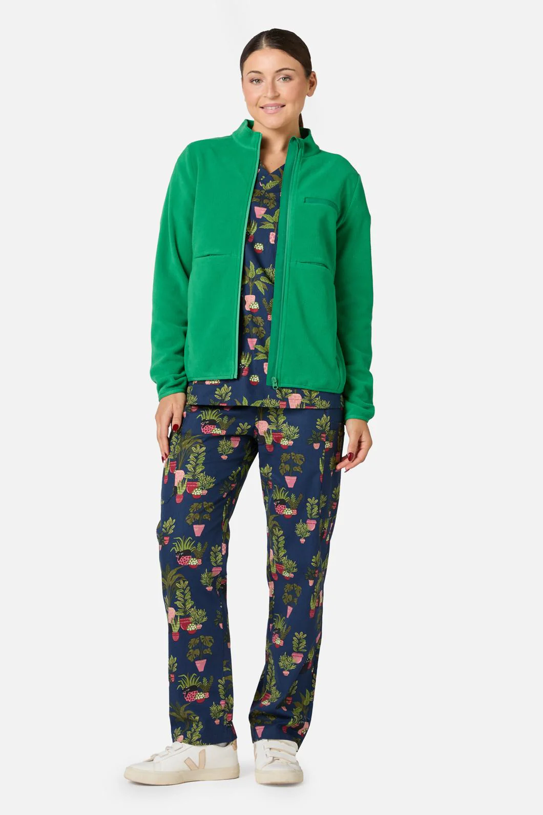 Scrubs Green Micro Polar Fleece Jacket - Image 4