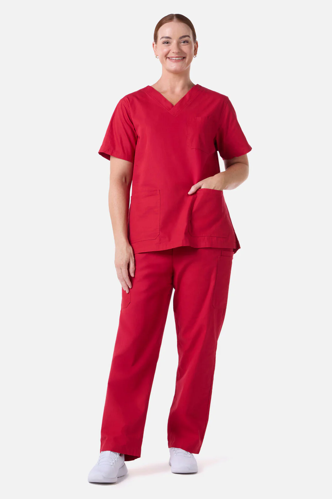 Scrubs with love Red Scrub Set - Image 3