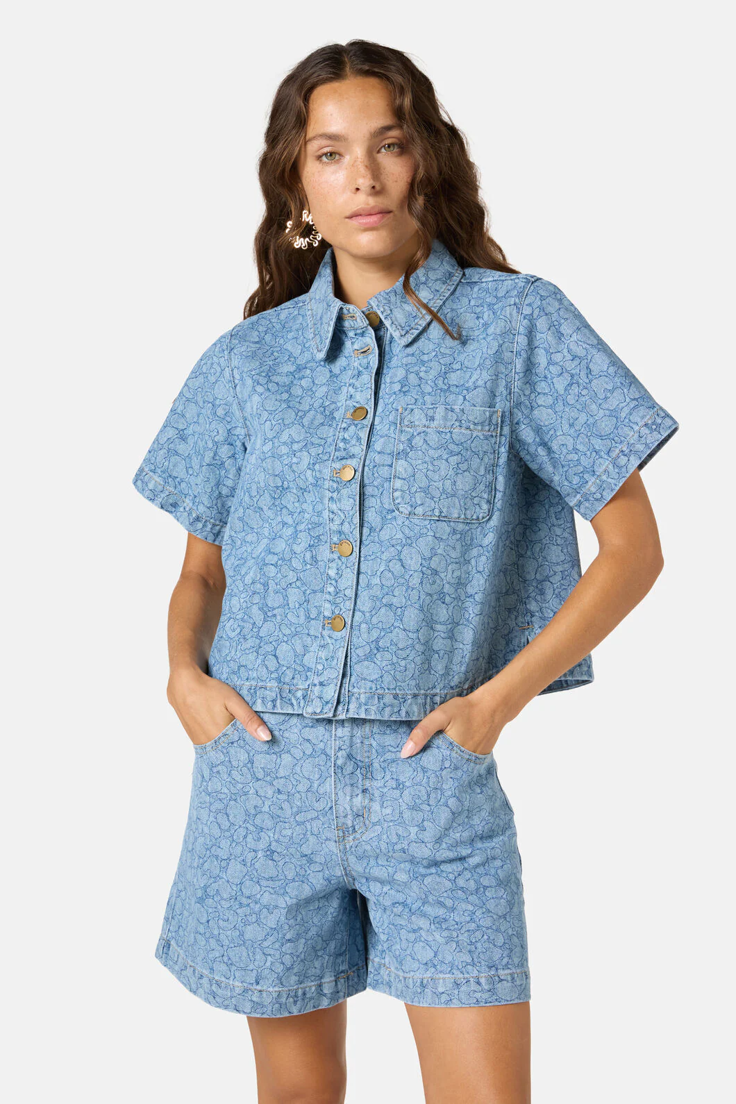 Sea Bubbles Denim Shirt