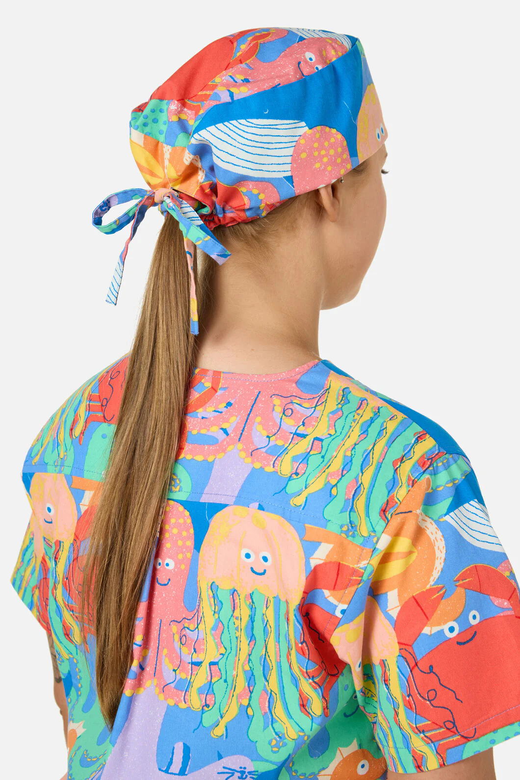 Sea Creatures Scrub Hat - Image 2