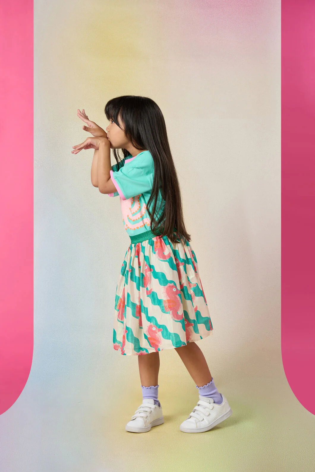 Seahorse Kids Skirt - Image 2
