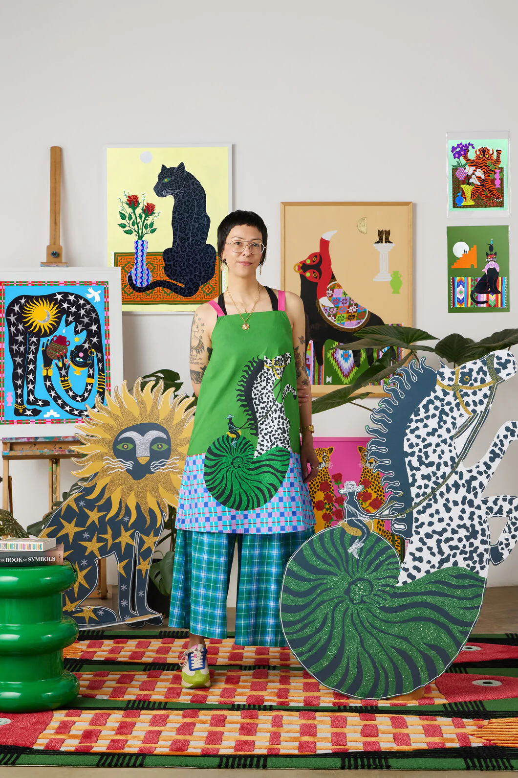 Seahorse Print Swing Dress
