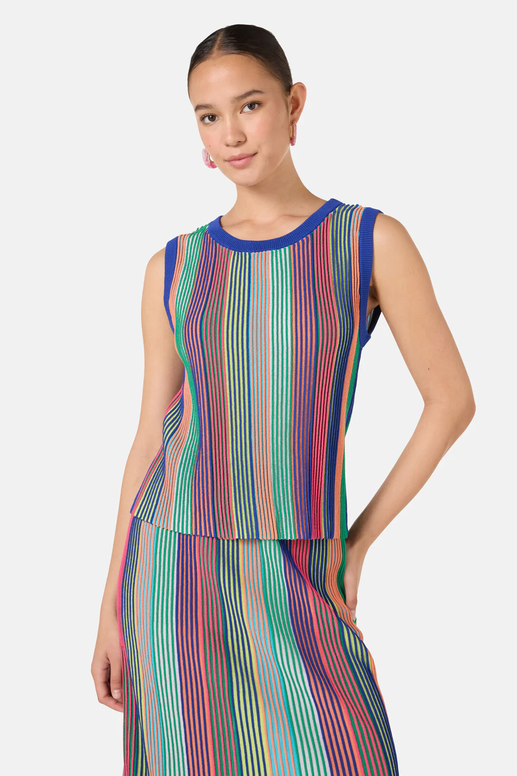 Seeing Stripes Knit Vest - Image 3