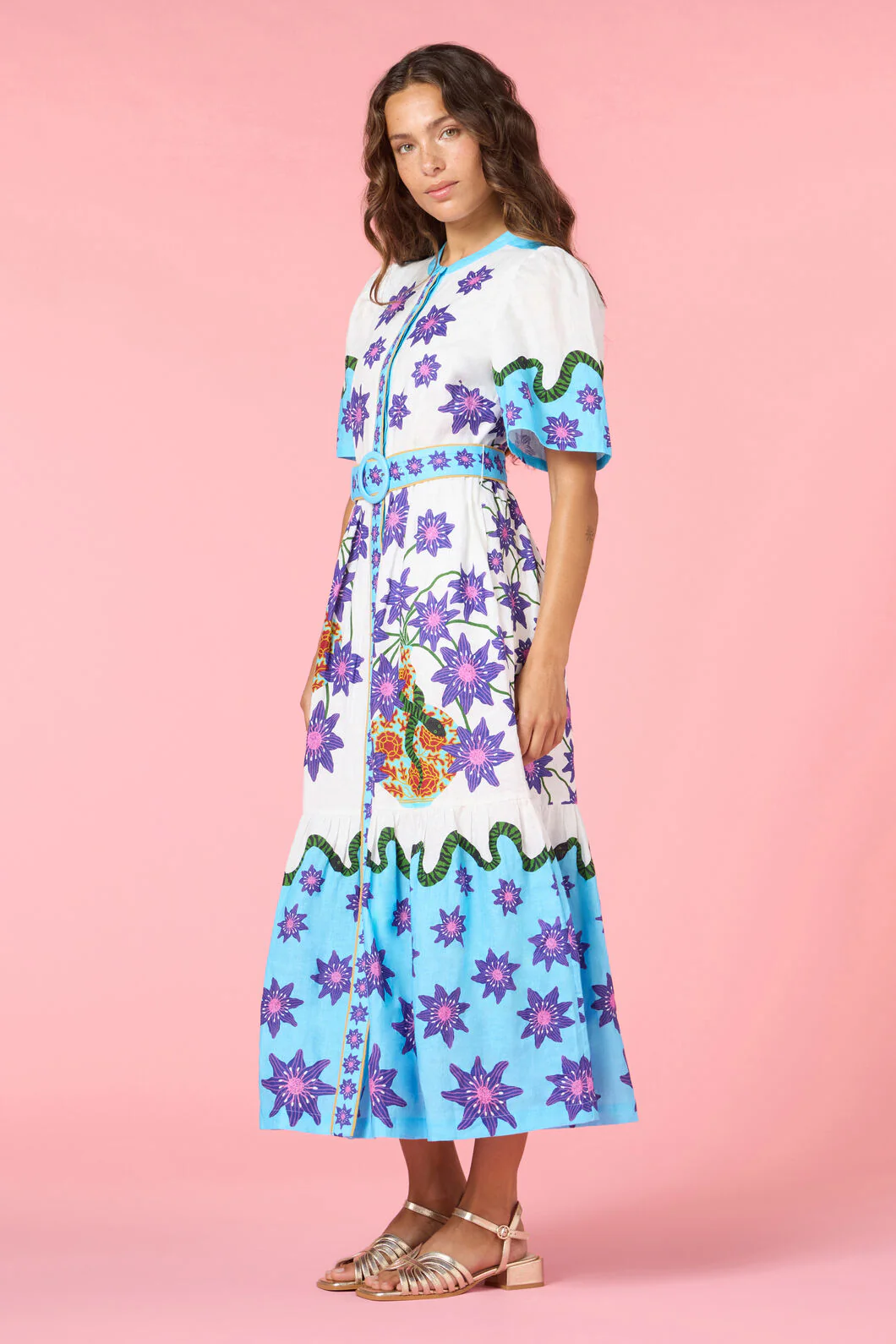 Serpent's Bloom Long Dress - Image 2