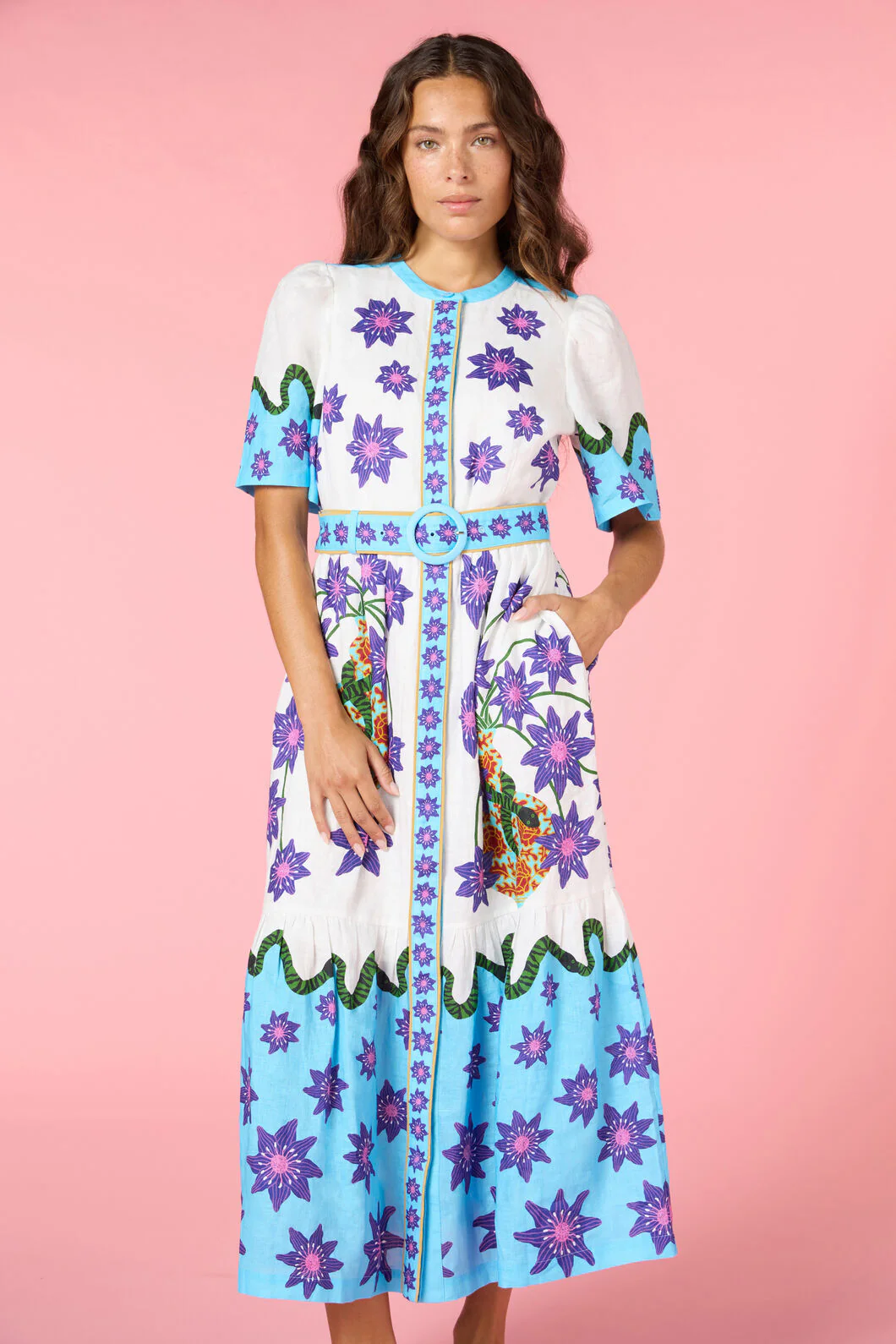 Serpent's Bloom Long Dress - Image 4