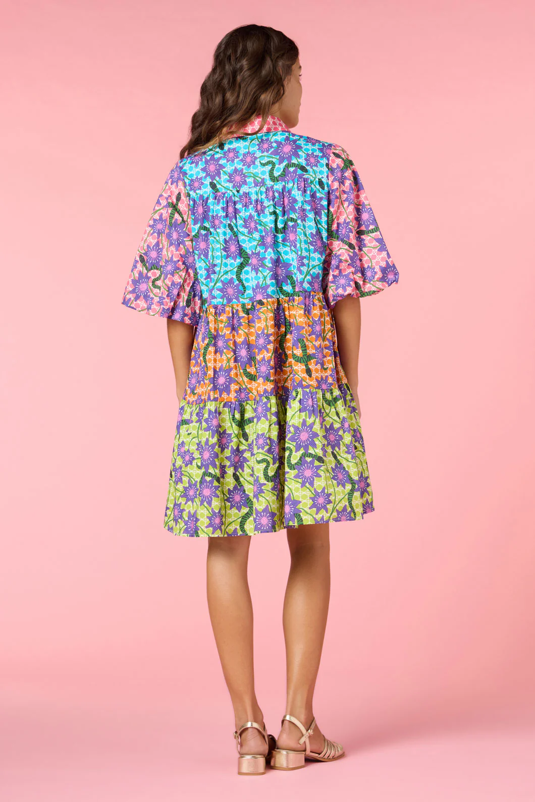Serpent's Bloom Shirt Dress - Image 8