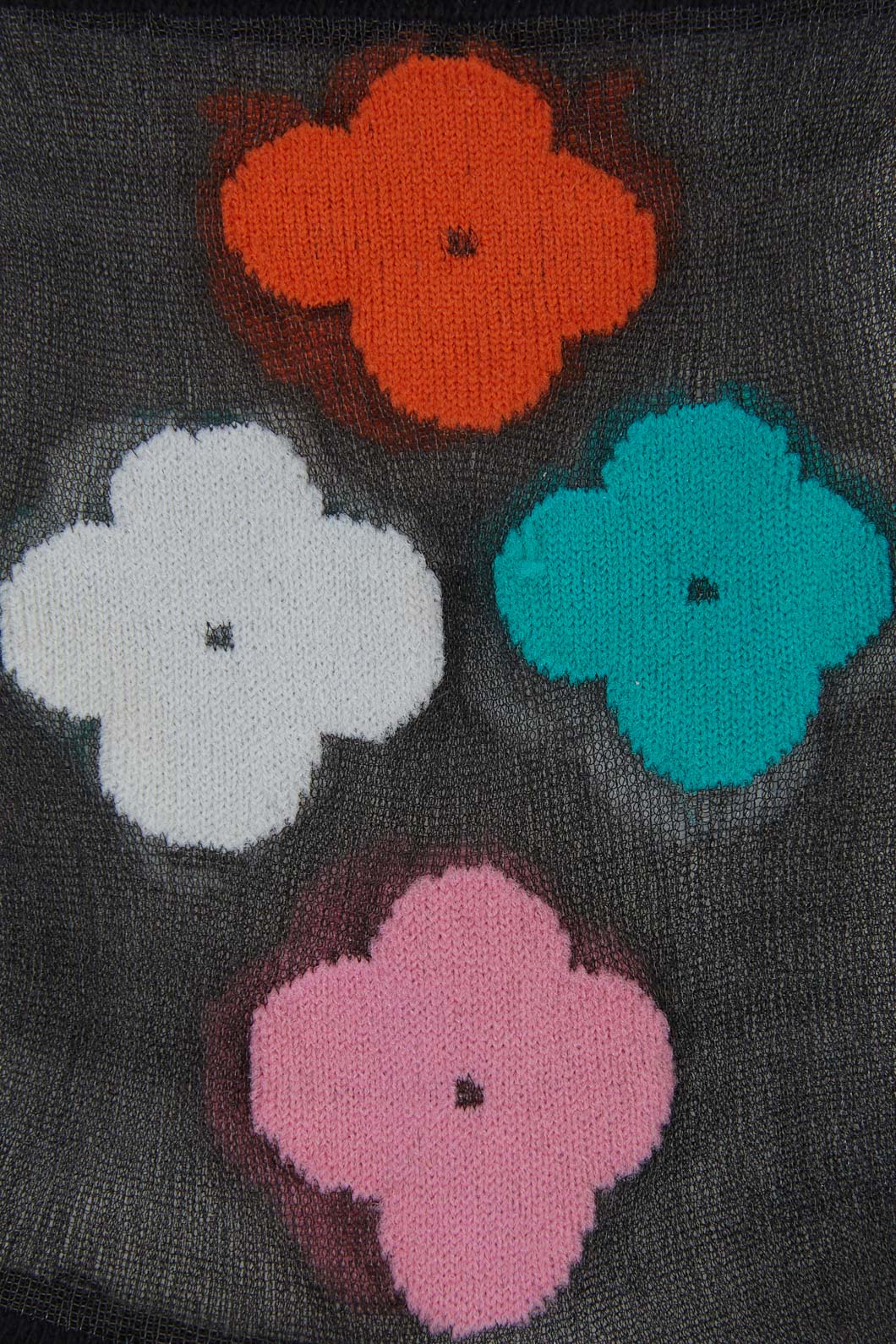 Sheer Multi Flower Sock - Image 2