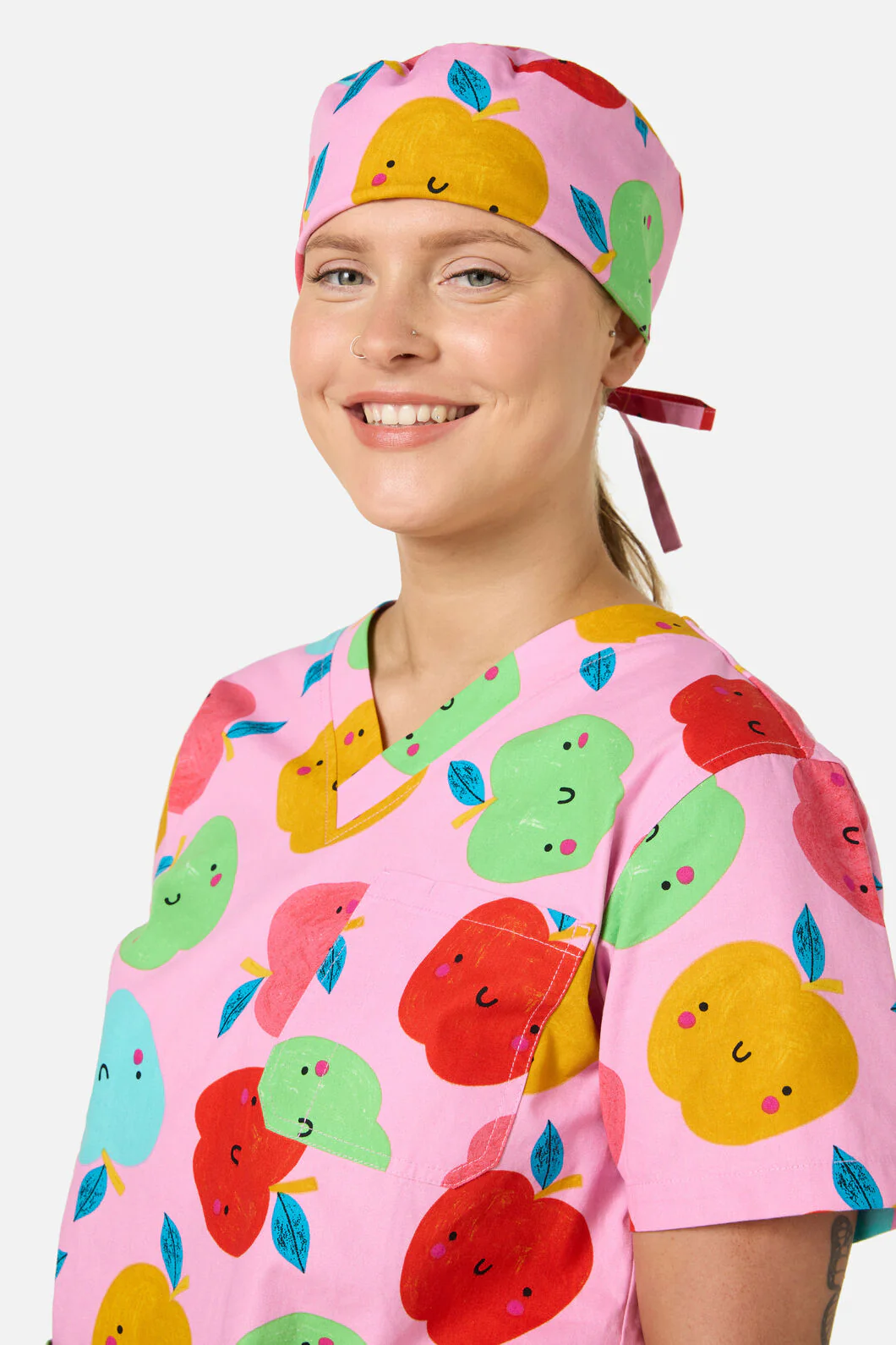 She's Apples Scrub Hat
