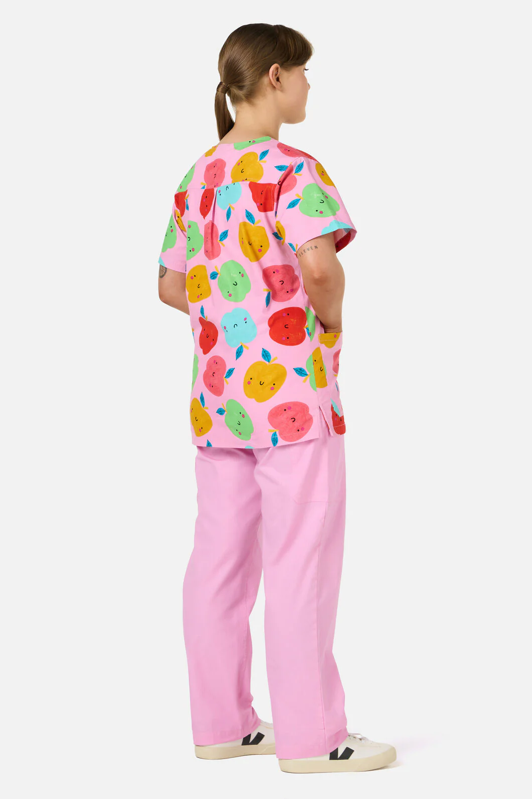 She's Apples Top & Pant Scrub Set - Image 3