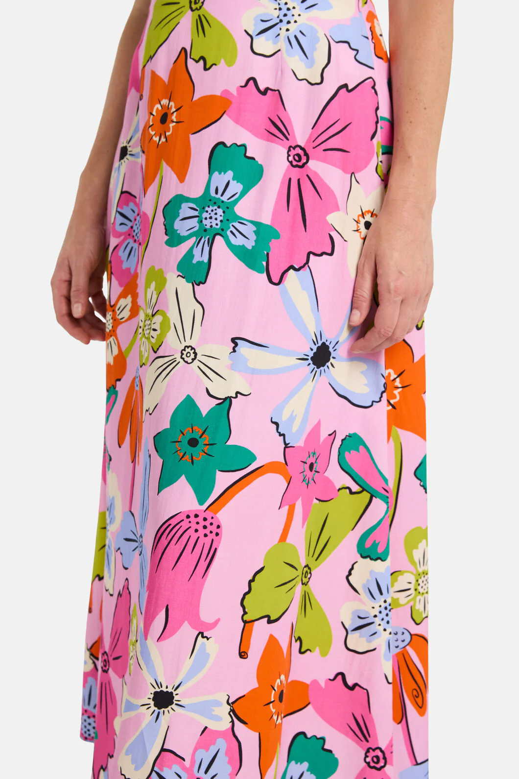 Smell The Flowers Midi Skirt - Image 4