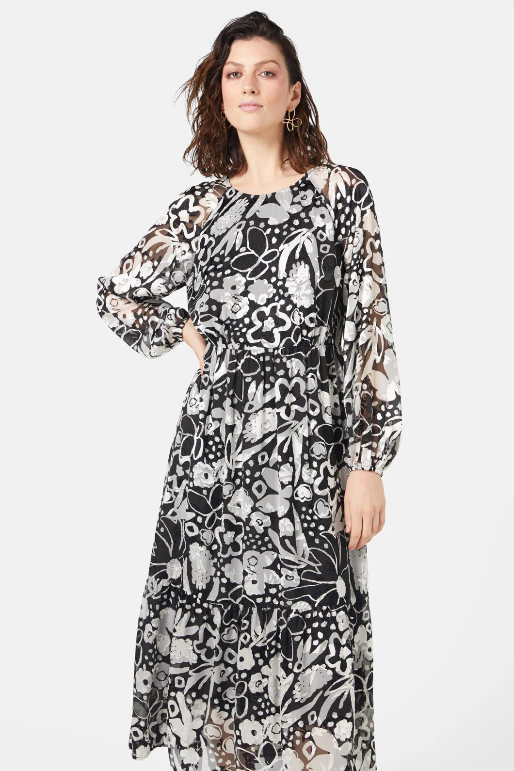 Snow Day Tiered Dress - Image 2