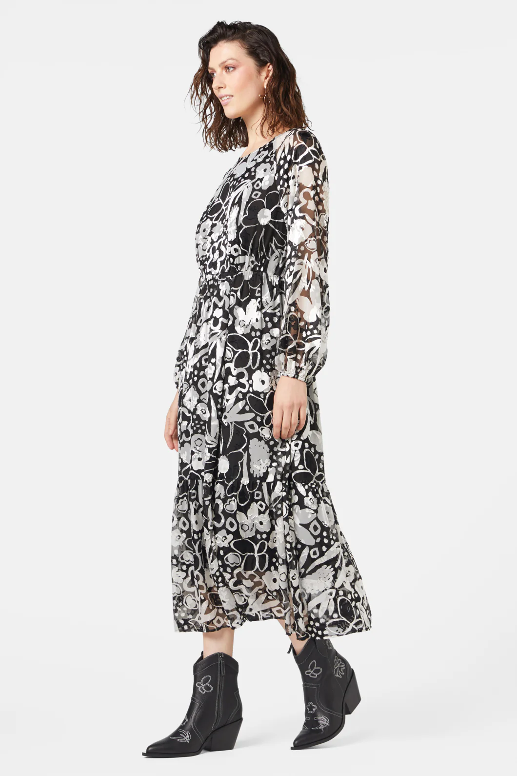 Snow Day Tiered Dress - Image 4