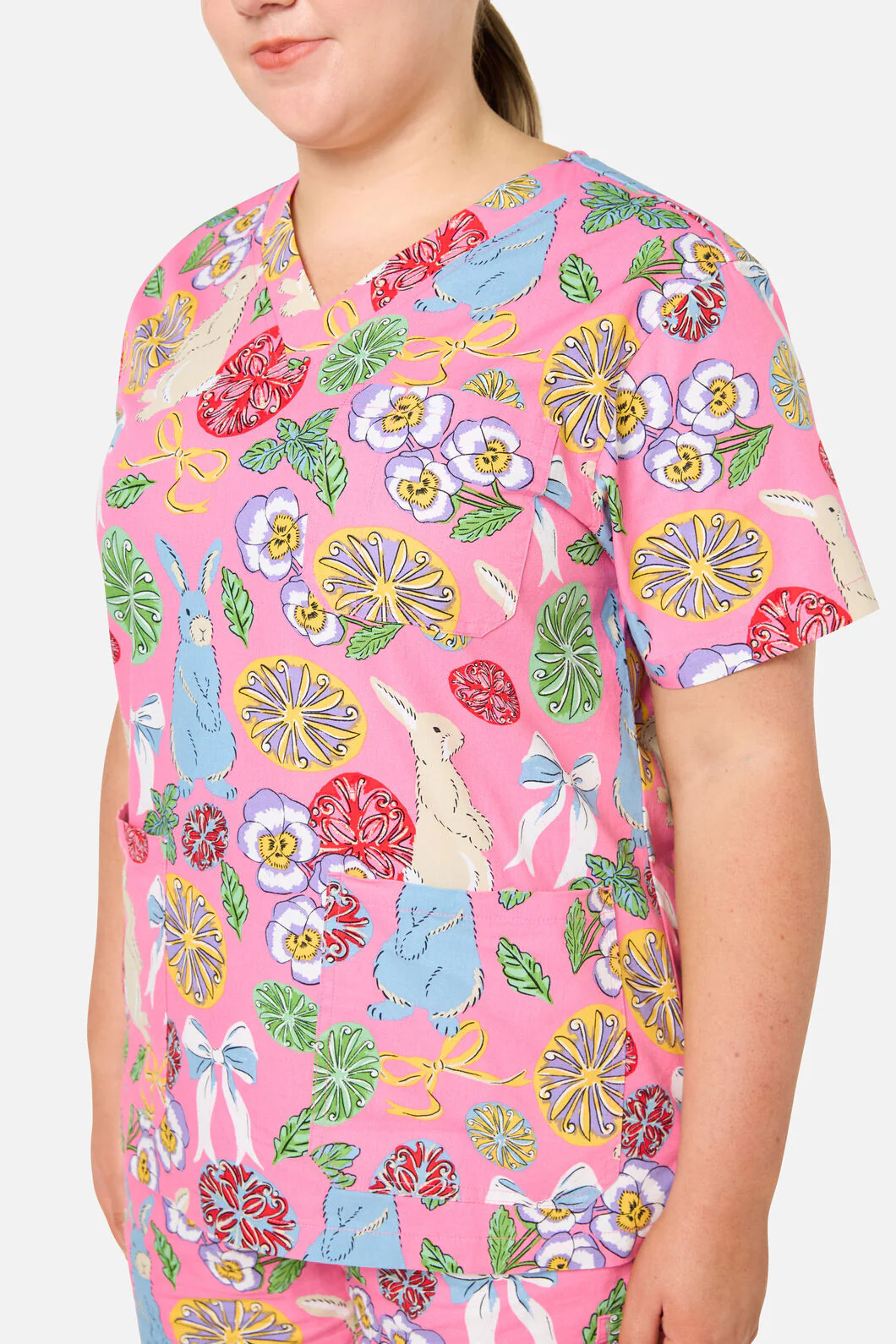 Some Bunny Loves You Scrub Set - Image 5