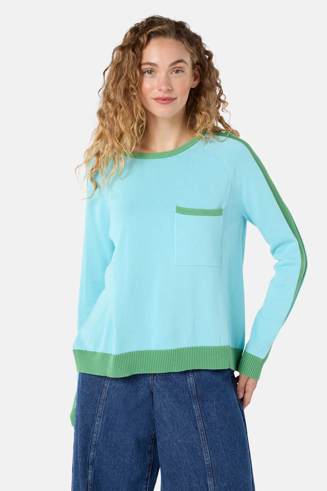 Splice Sporty Cotton Jumper