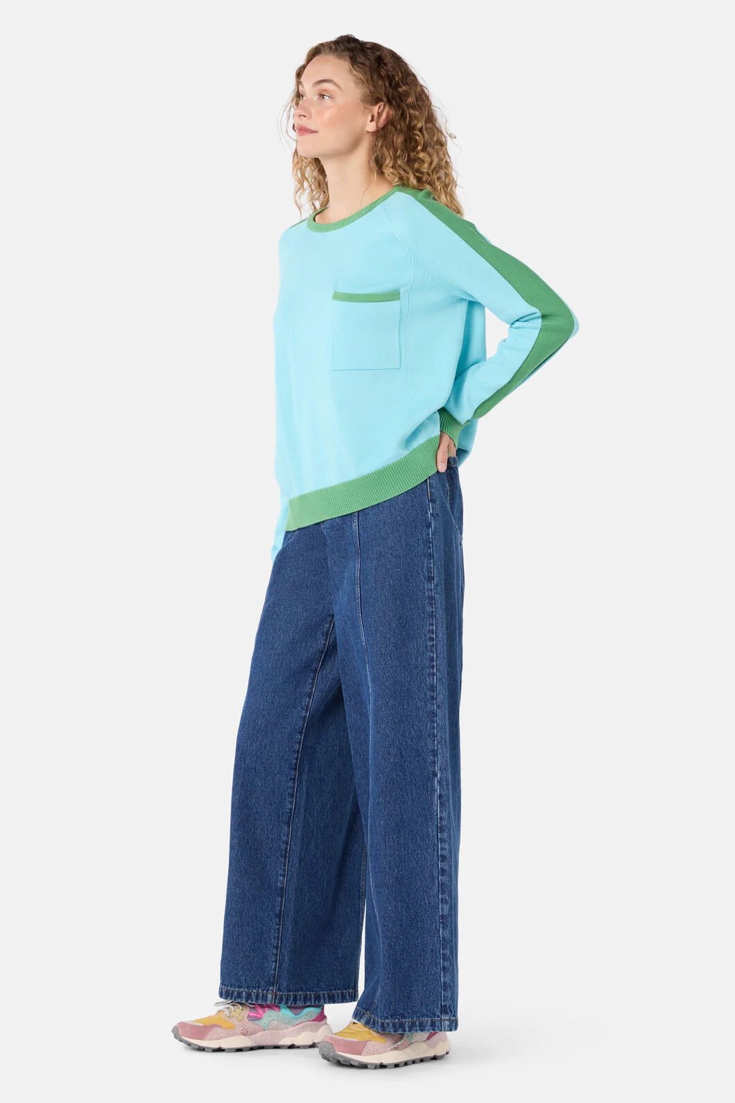 Splice Sporty Cotton Jumper - Image 2