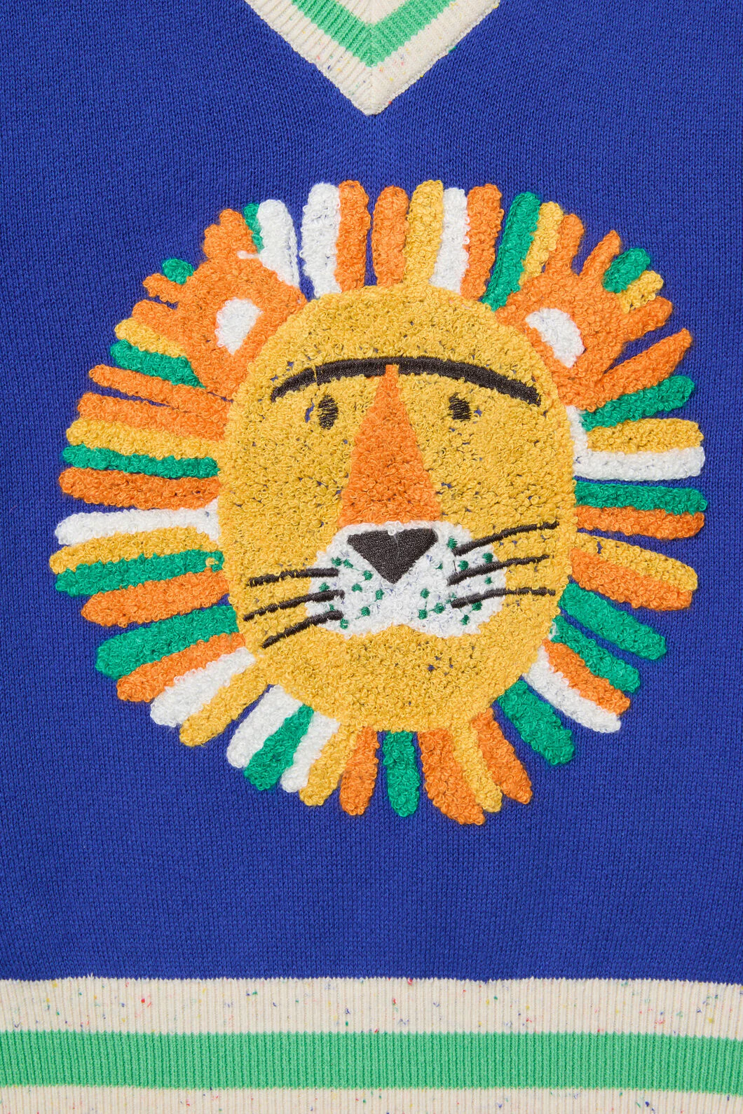 Sports Lion Kids Knit Vest - Image 2