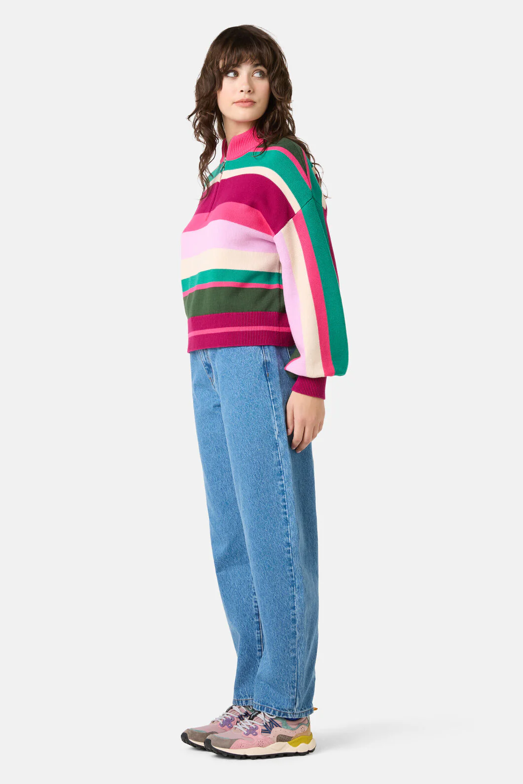 Sporty Stripe Jumper - Image 3