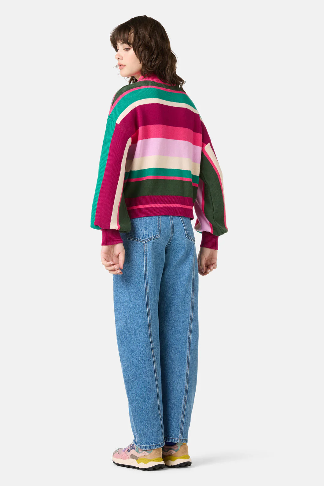Sporty Stripe Jumper - Image 4