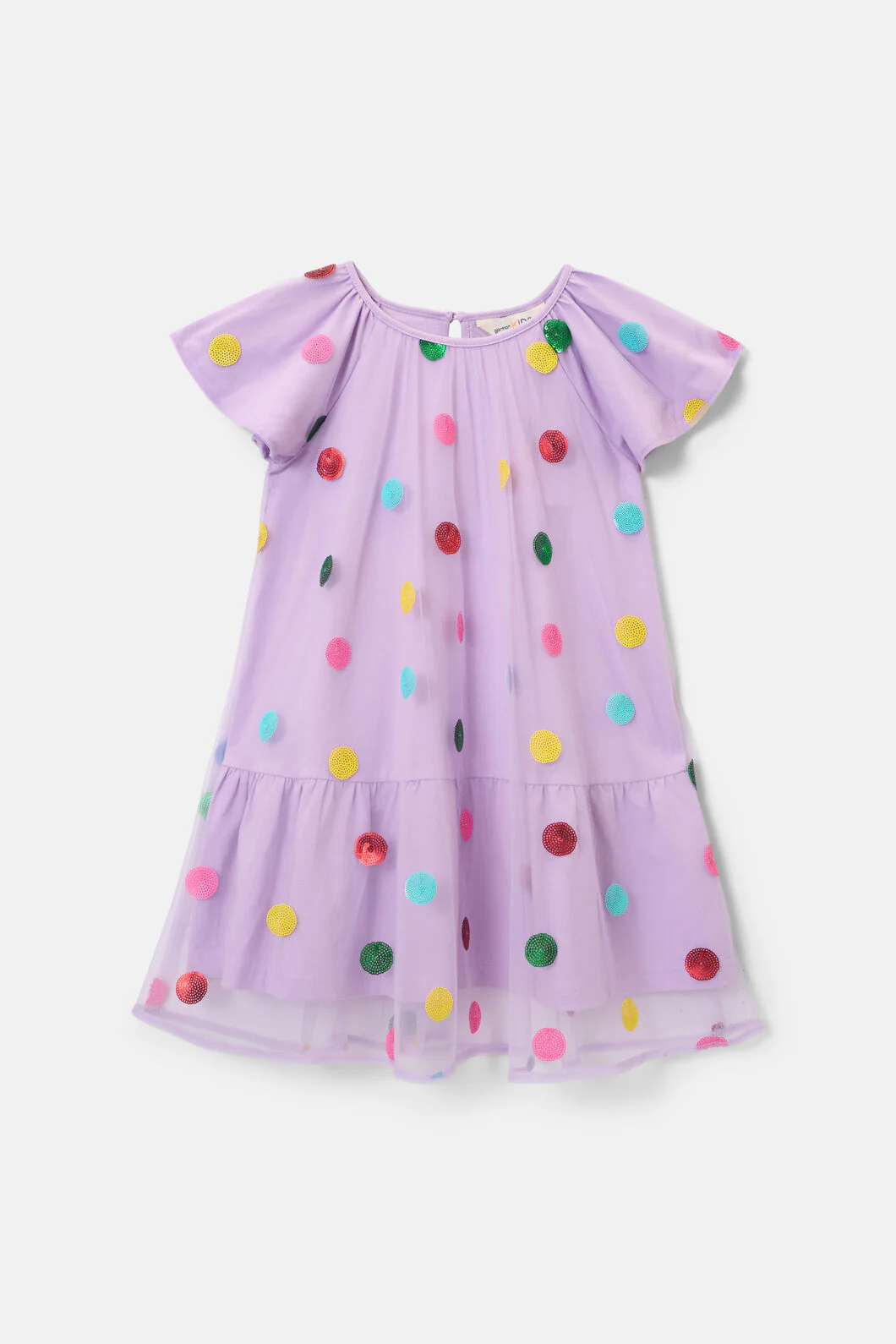 Spot Sequin Kids Dress - Image 3