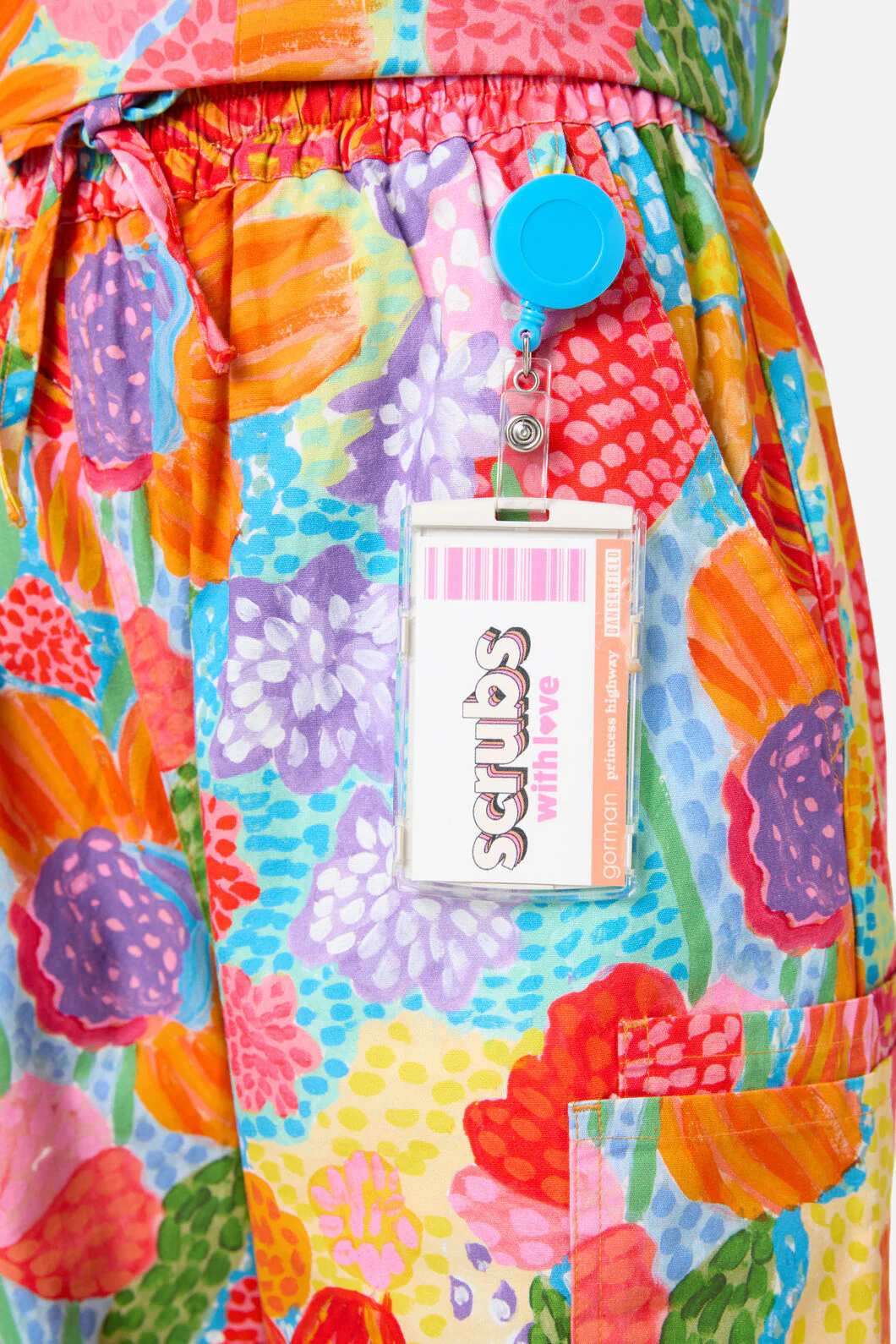 Spotted Flower Scrub Set - Image 10